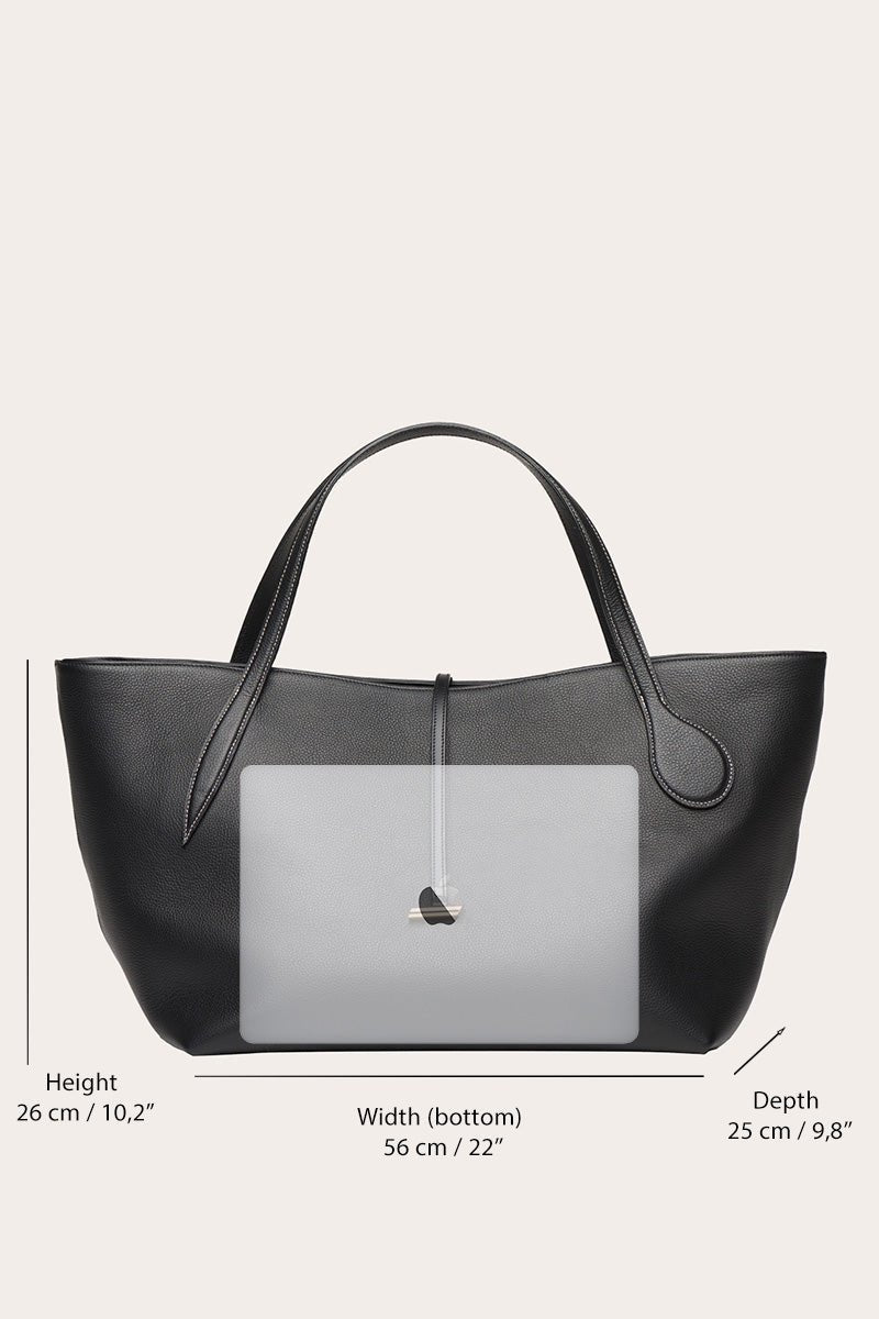 Zip Penne Tote Canvas - Little Liffner