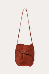 Belted Bucket Bag Rust