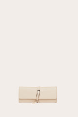 Belted Clutch Cream