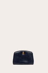 Pushlock Clutch Navy Croc