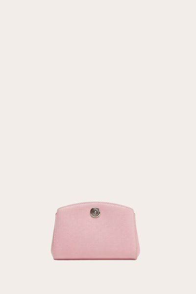 Pushlock Clutch Pink Lizard