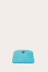 Pushlock Clutch Smeraldo Suede