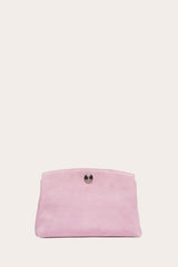 Pushlock Pouch Pink Suede
