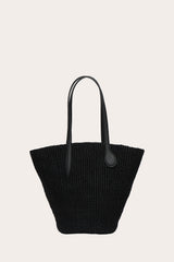Straw Basket Black