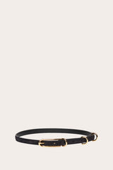 Three Keepers Belt Black Suede