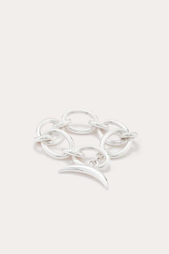 Banana Chain Bracelet Silver - Little Liffner