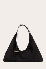 Pillow Hobo Black Suede